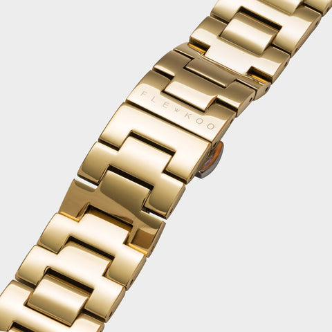 20mm - Gold Plated Steel Band